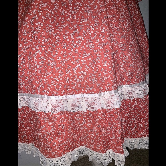 1970’s Handmade Gunne Sax Skirt Quilted Jacket XS - Picture 7 of 8